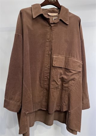 Marta - MdcGiselle Skjorte - Dark Camel - Onesize